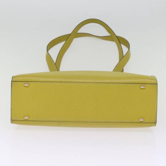 CELINE Tote Bag Leather Yellow - Picture 9 of 12